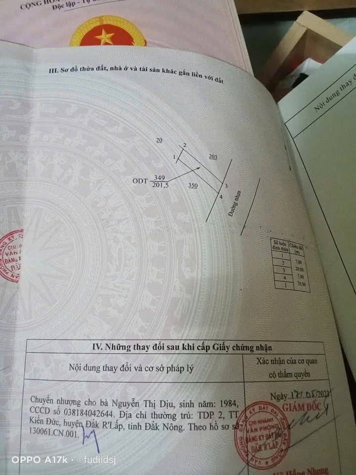 Đất thổ cư tại thị trấn Kiến Đức 280m² giá 38.78 tỷ - Móng đã xây sẵn!