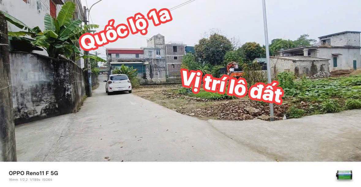 Đất nền Thanh Hà, Thanh Liêm, Hà Nam 85m² giá chỉ 1 tỷ - Mặt tiền 2 mặt, ô tô vào tận đất!