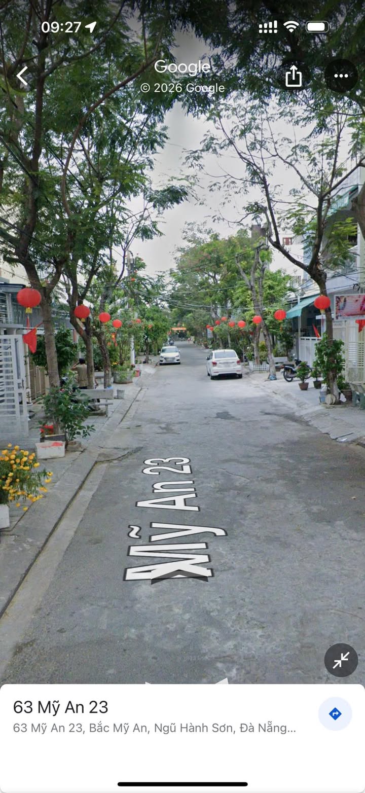 Đất nền đường Mỹ An 23, quận Ngũ Hành Sơn, 87.7m² - Cơ hội đầu tư tuyệt vời!