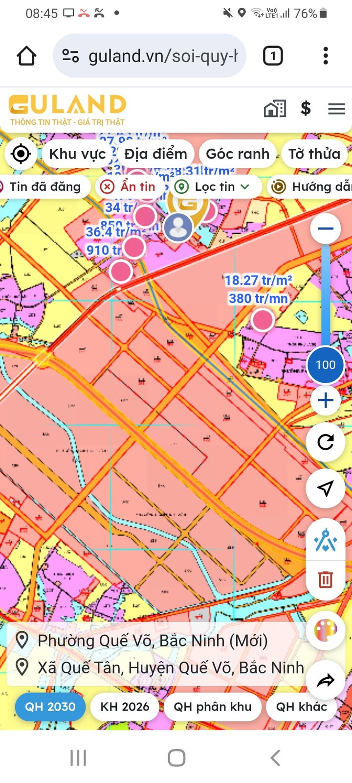 Đất giãn dân Phù Lãng 125m² giá 3.1 tỷ - Gần KCN Quế Võ 3!