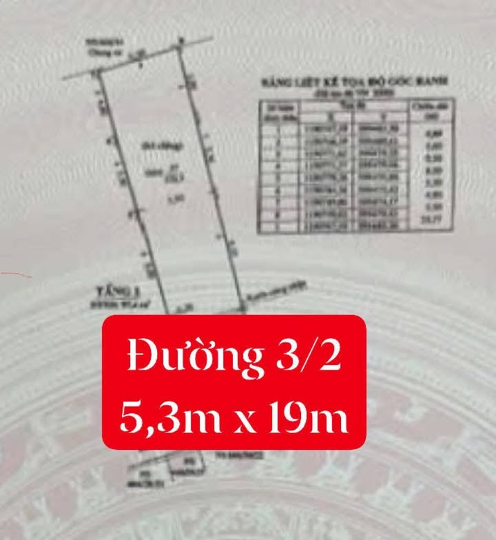 Đất nền Quận 10, 122m² giá chỉ 17 tỷ - Cơ hội xây dựng CHDV lý tưởng!