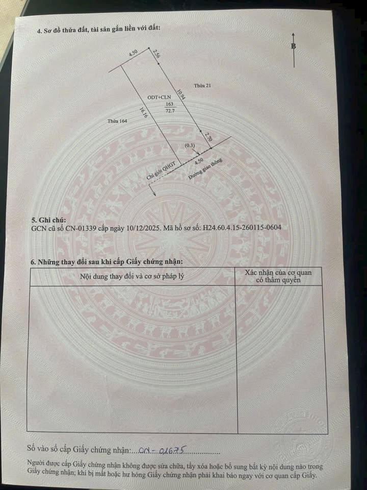 Đất nền Đô thị Tài Phú, Phường Tân Hưng, 73m² giá 1 tỷ - Sổ hồng chính chủ!