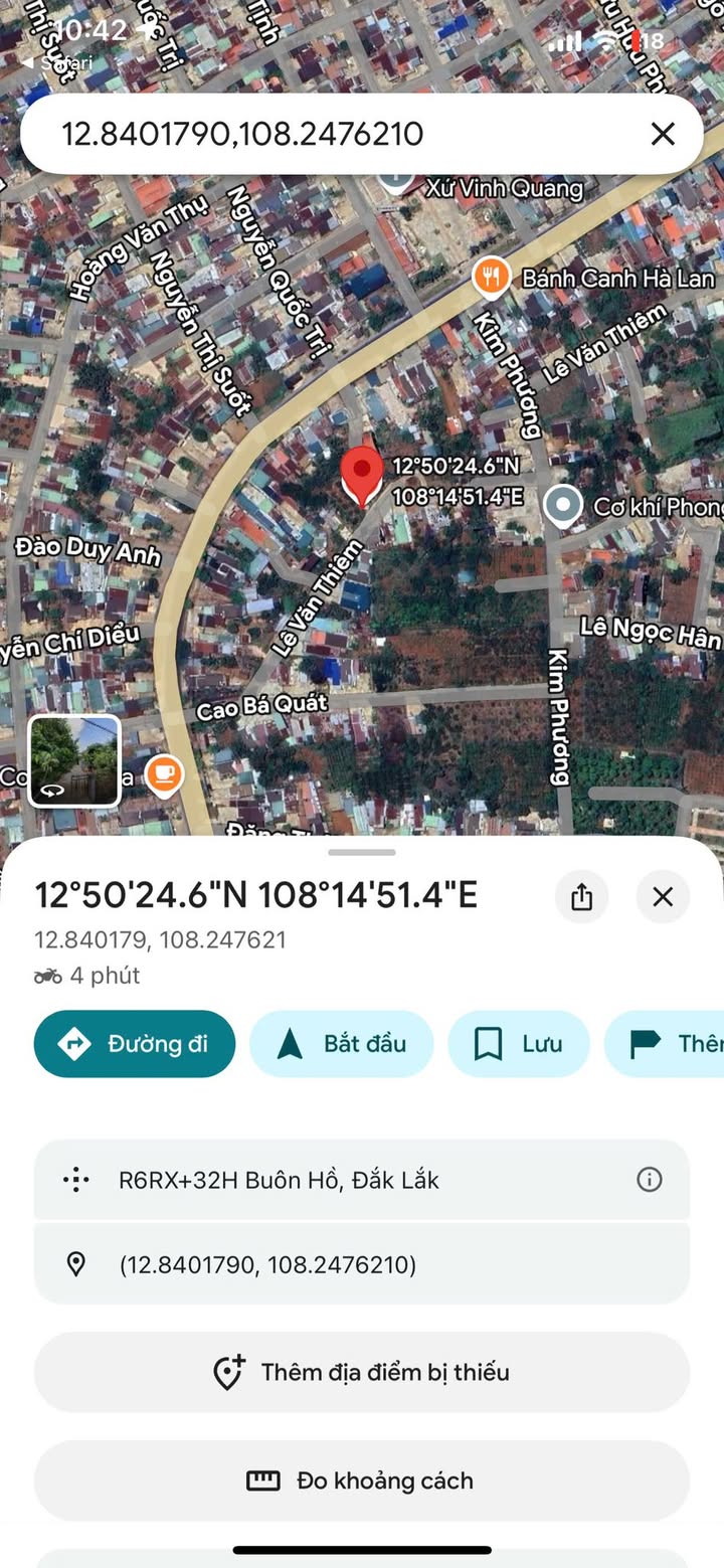 Nhà riêng tại Phường Bình Tân, Buôn Hồ 270m² giá 1.3 tỷ - Sẵn sàng ăn Tết!