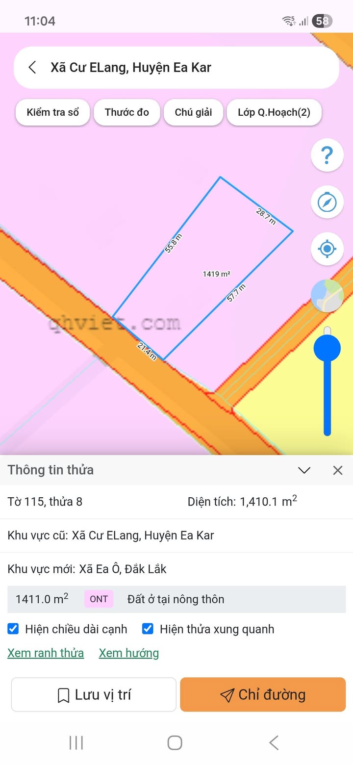 Đất nền 1000m² tại Xã Cư Elang, Huyện Ea Kar - Giá chỉ 350 triệu - Cơ hội đầu tư hấp dẫn!