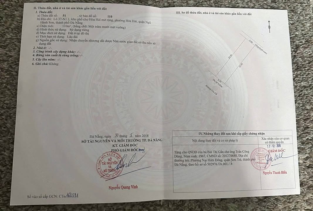 Đất nền mặt tiền đường Chu Lai, Đà Nẵng 110m² giá 5.2 tỷ - Đầu tư sinh lời ngay!