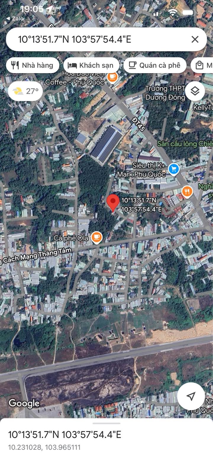 Đất nền Khu phố 10, Phường Dương Đông, 108m² giá 1.45 tỷ - Cơ hội đầu tư hấp dẫn!