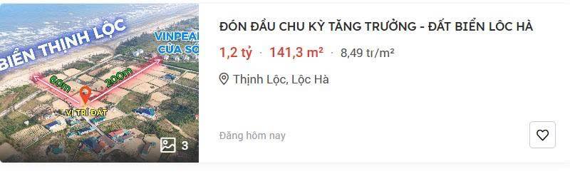 Đất ven biển Lộc Hà 141m² giá 1.2 tỷ - Cơ hội đầu tư tuyệt vời!