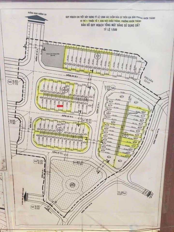 Đất nền khu dân cư số 7, Nhơn Thành, 87.7m² giá 600 triệu - Đầu tư sinh lời hoặc xây dựng nhà ở ngay!