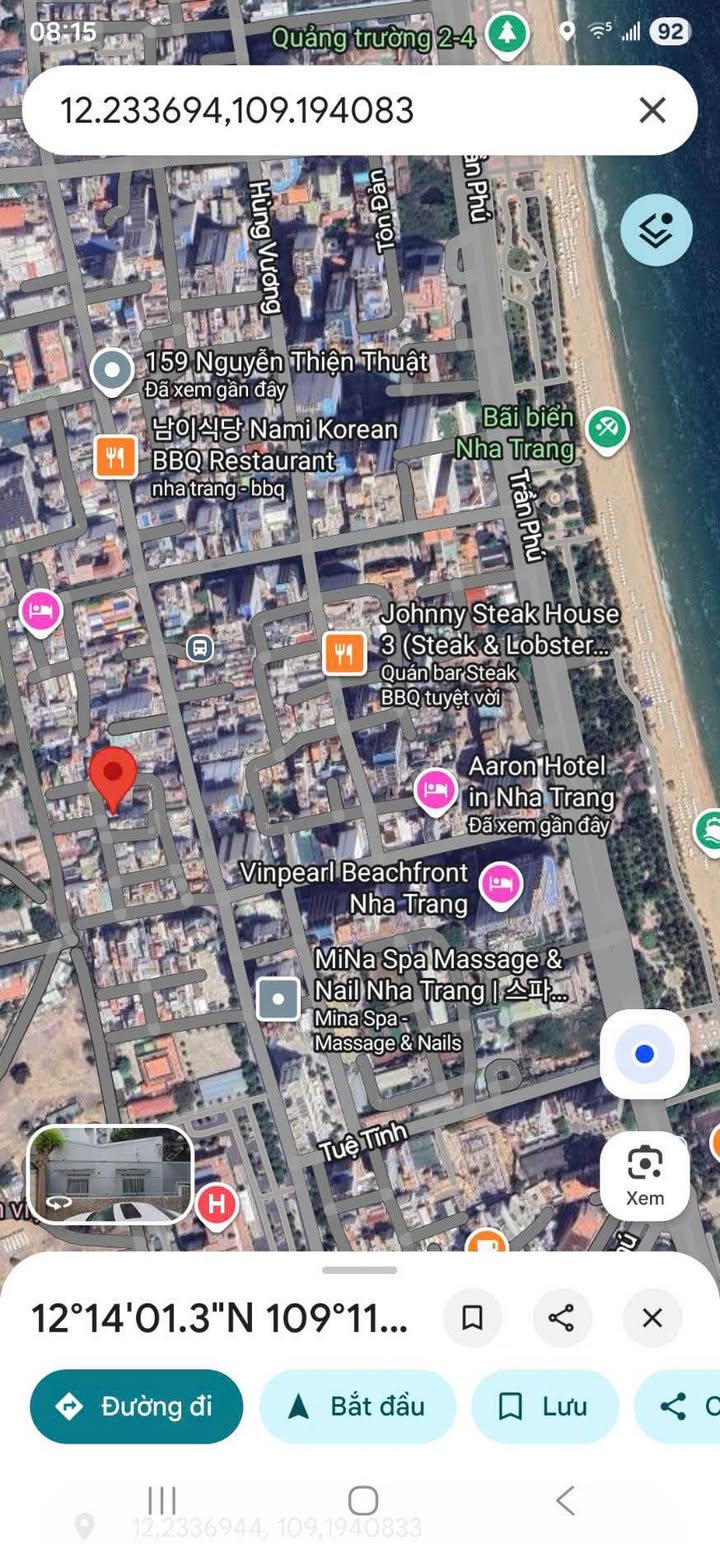 Đất nền trung tâm Nha Trang 218,3 m² giá 28 tỷ - Mặt tiền rộng 11m