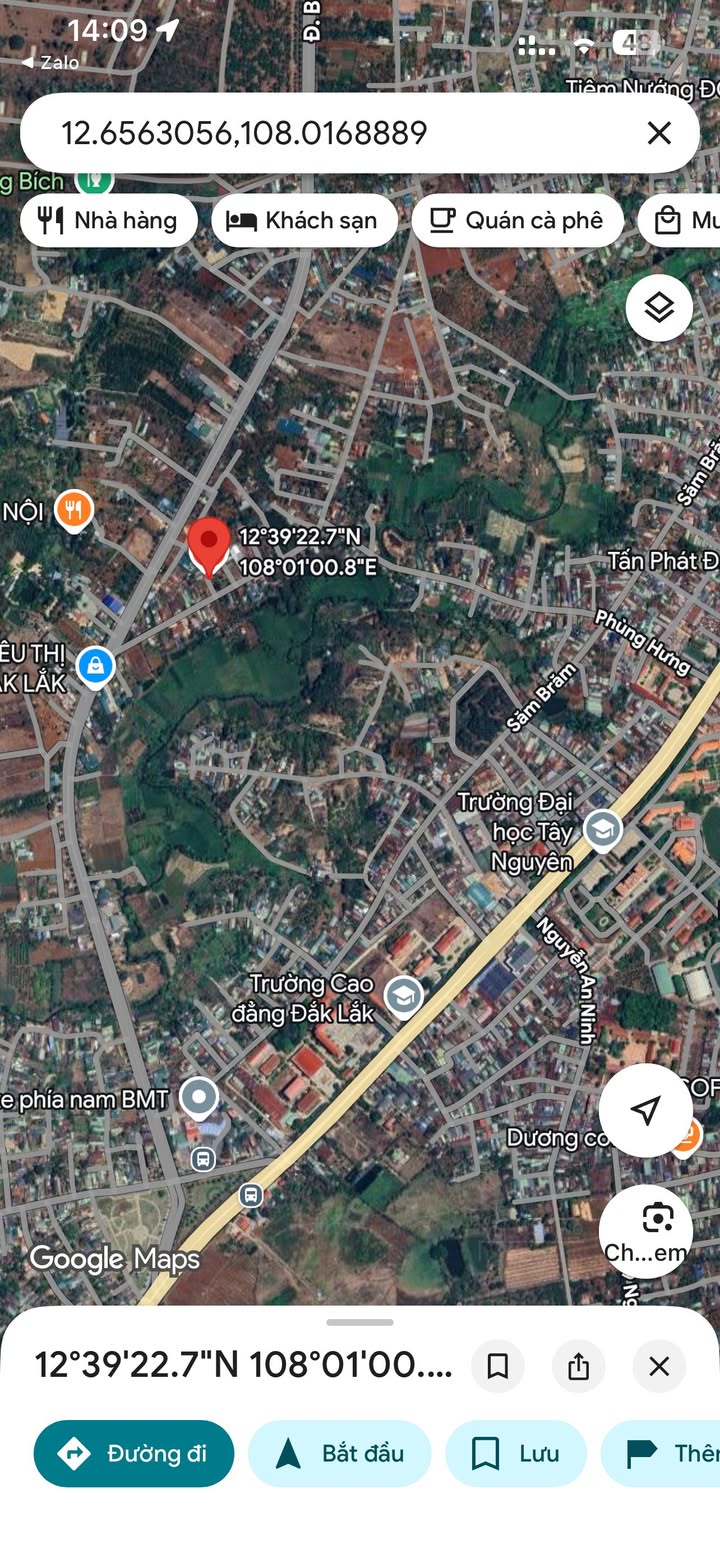 Đất nền đường Phùng Hưng, Ea Tam 90m² giá 1.57 tỷ - Cơ hội đầu tư tốt!