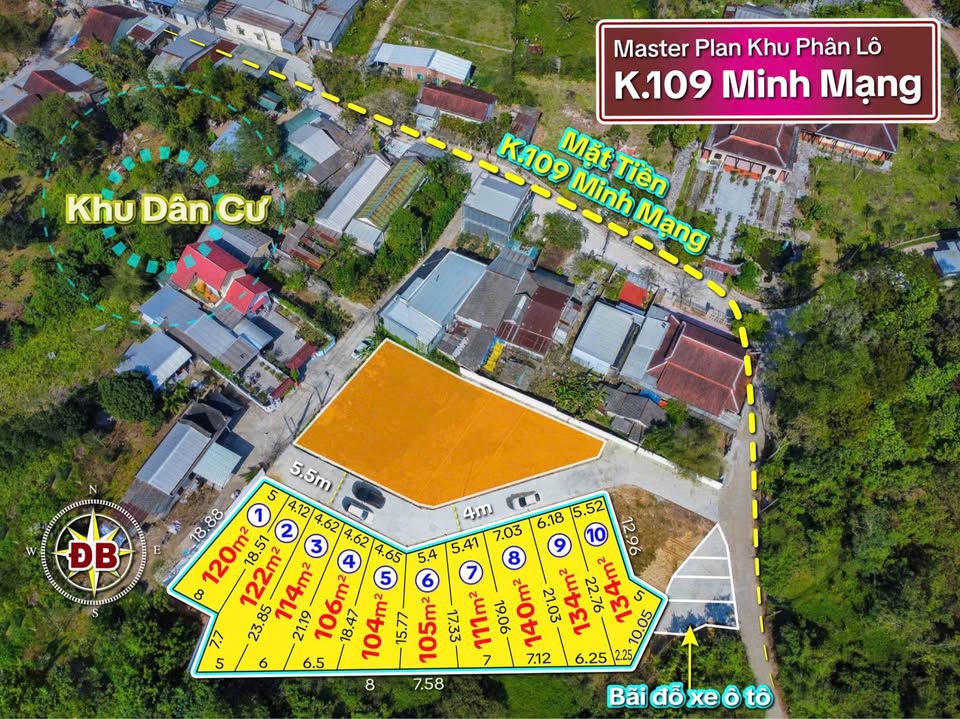 Đất Thổ Cư 120m² tại Kiệt 109 Minh Mạng, Thủy Xuân - Giá chỉ 1 tỷ!