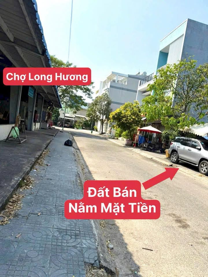 Đất mặt tiền chợ Long Hương, Bà Rịa 81m² giá 3.25 tỷ - Kinh doanh cực tốt!