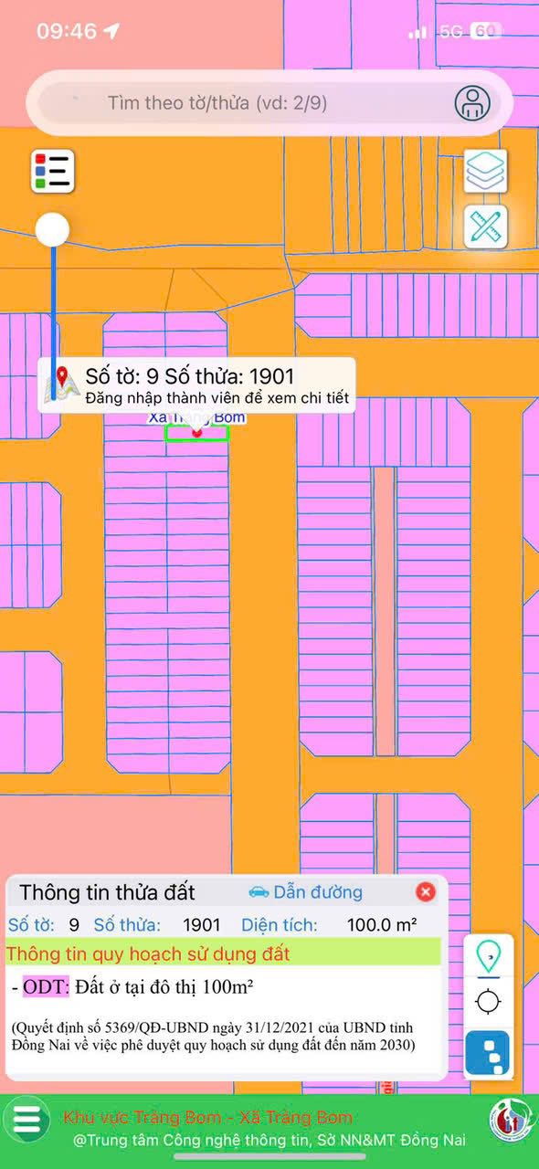 Đất nền đường Ngô Quyền, Trảng Bom 100m² giá 2 tỷ - Cơ hội đầu tư tuyệt vời!