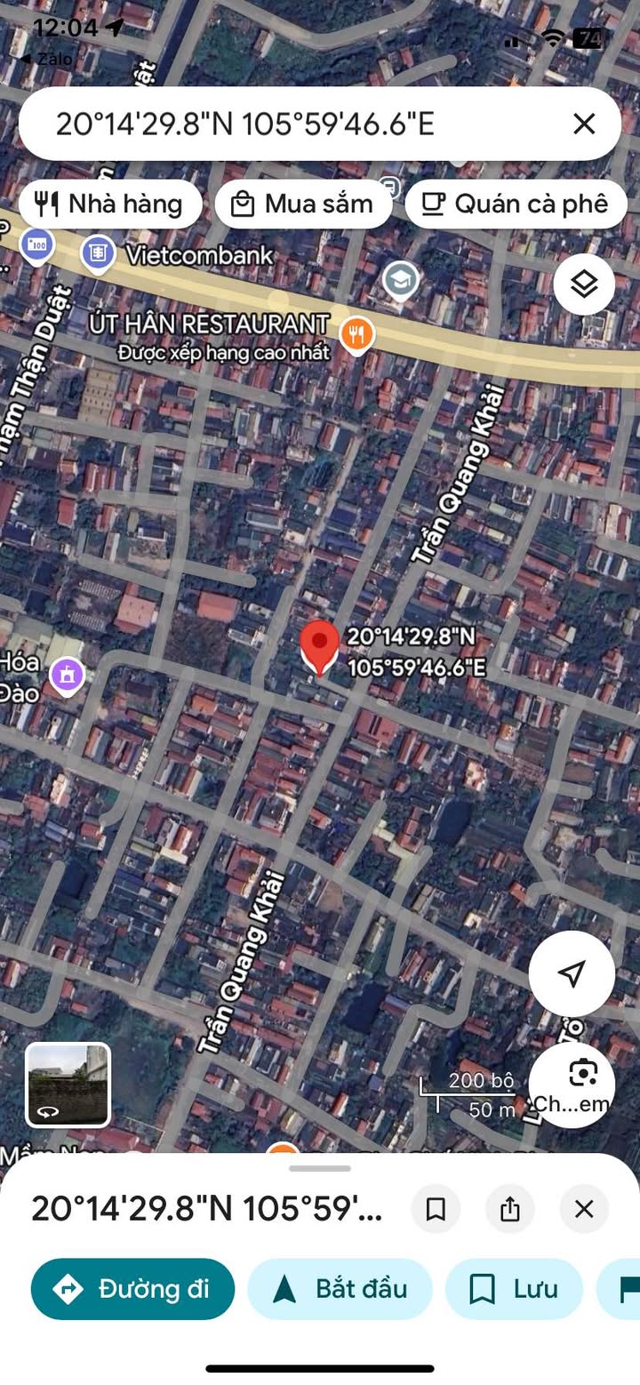 Đất nền Ninh Bình 75m² giá 2 tỷ - Ngõ thông Trần Quang Khải, thuận tiện giao thông!