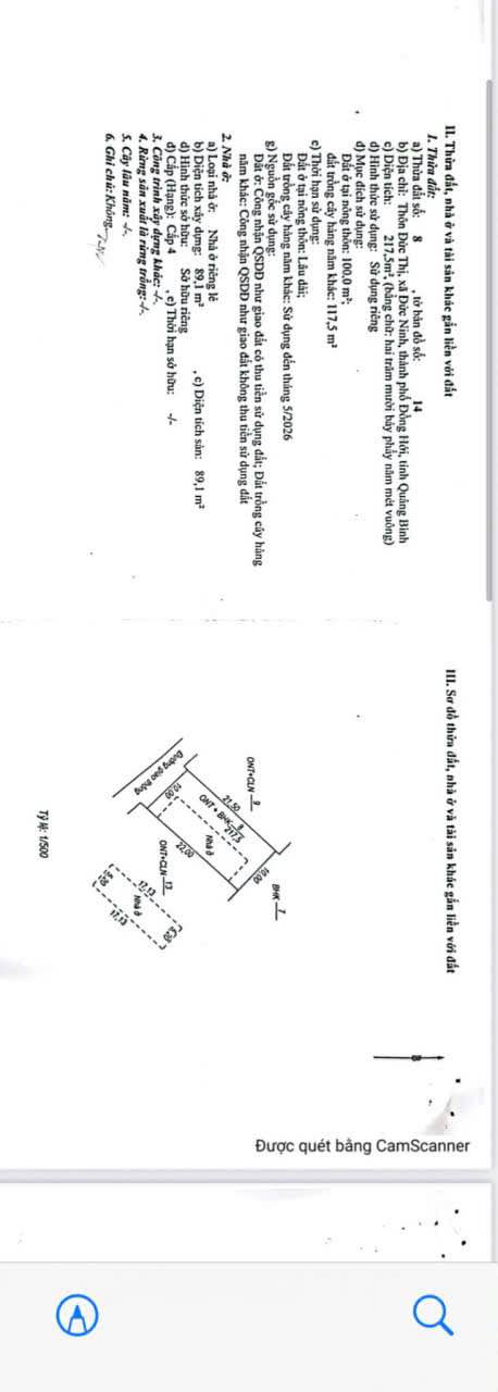 Nhà cấp 4 tại Đức Ninh, Đồng Hới, 220m² giá chỉ 23xx triệu - Sẵn sàng vào ở!