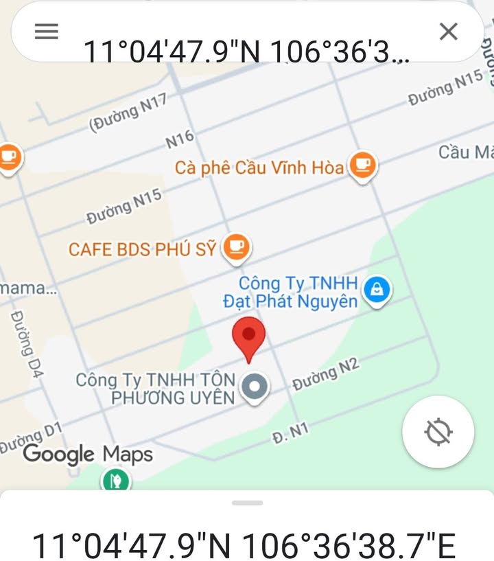 Đất nền biệt thự đường N4 Bến Cát 360m² giá 3 tỷ - Sổ hồng chính chủ