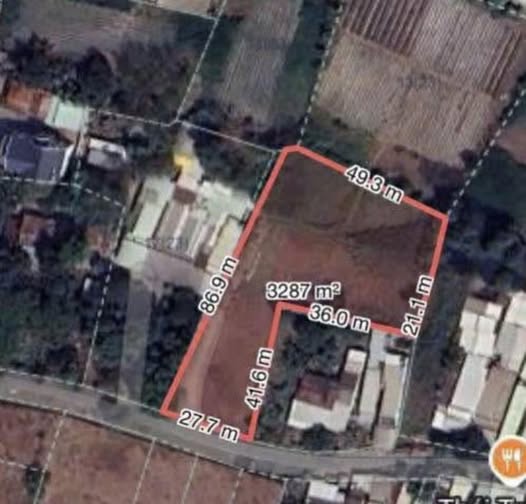 Đất thổ cư Hòa Phú, Củ Chi 3266m² giá 6 triệu/m² - Đầu tư sinh lời!