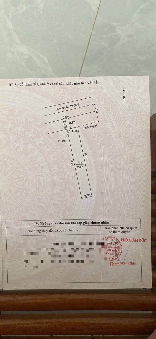 Đất mặt tiền Ấp 10, Xã Lương Hòa, 1080m² giá 6 tỷ - Đầu tư hấp dẫn!