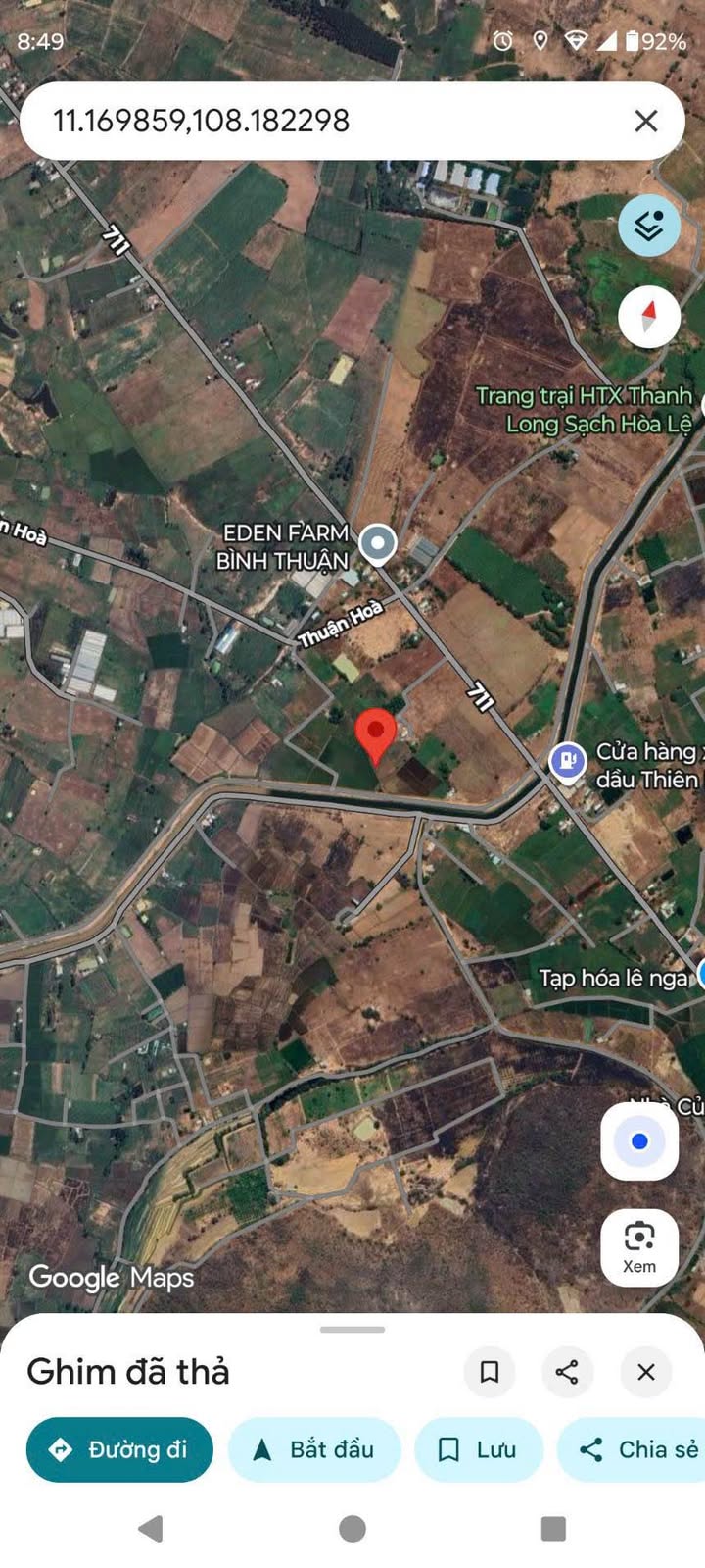 Đất Farm 1,5ha tại Xã Thuận Hòa, Hàm Thuận Bắc - Giá 4.167 tỷ - Tiềm năng phát triển lớn!