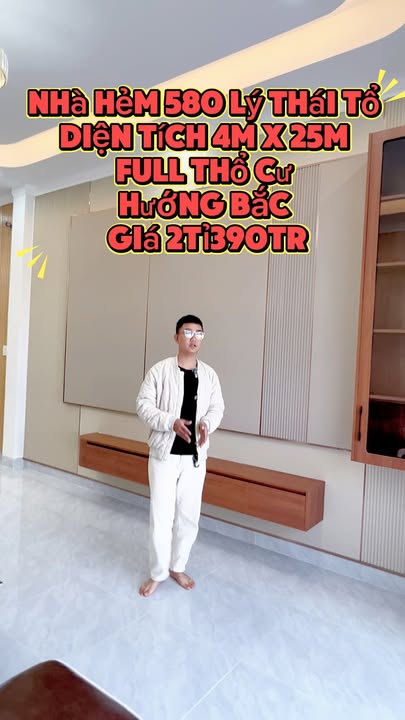 Nhà liền kề 4 căn hẻm chính Lý Thái Tổ 100m² giá 2.39 tỷ - Vị trí đắc địa!