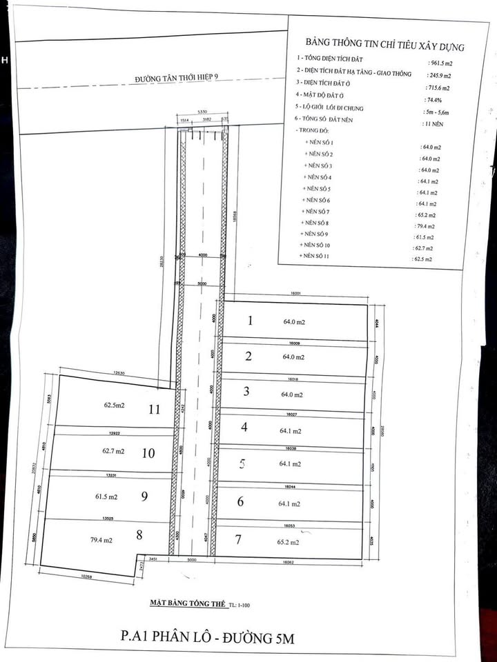 Đất nền CCG Thị trấn Củ Chi 5238m² giá 16.742 tỷ - Cơ hội đầu tư hấp dẫn!