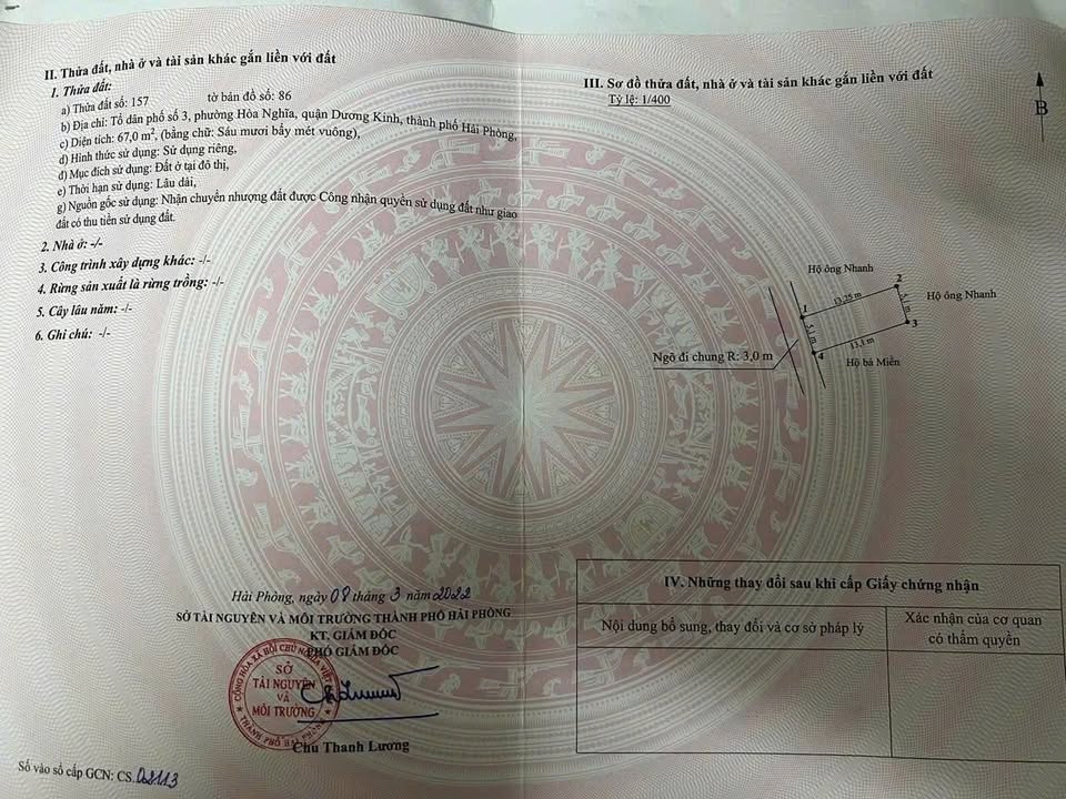 Đất nền Dương Kinh Hải Phòng 67m² giá 1 tỷ - Sẵn sàng đầu tư sinh lời!