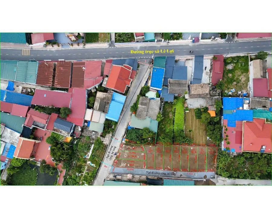 Đất nền Lê Lợi, An Dương, Hải Phòng 50m² giá 1.1 tỷ - Ô tô đỗ cửa