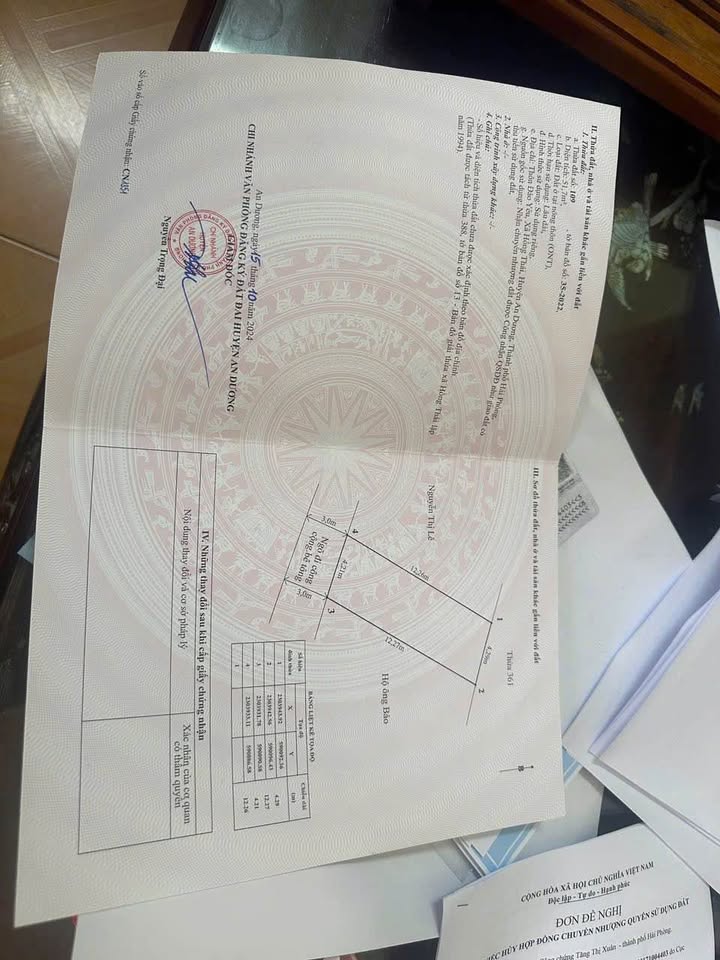 Đất thổ cư thôn Đào Yên - Hồng Thái - 51,7m² giá 1,05 tỷ - Cơ hội đầu tư hiếm có!