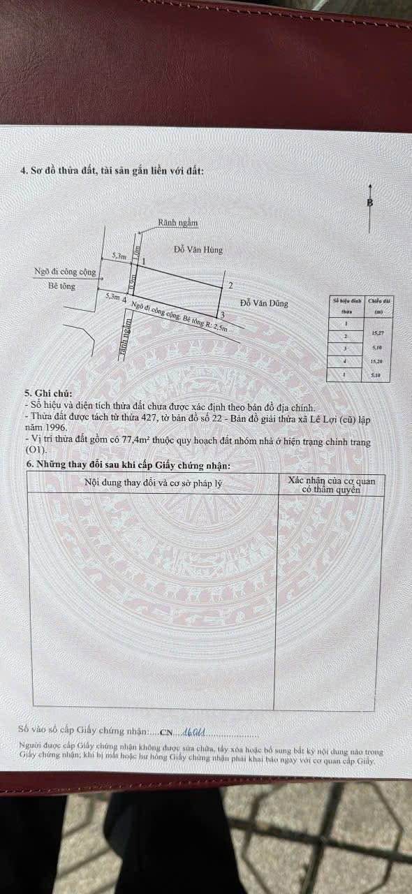Đất nền Lương Điền, Cẩm Giàng 77.4m² giá 2.4 tỷ - Lô góc siêu đẹp!