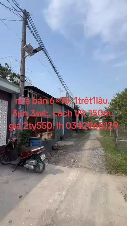 Nhà bán 2.55 tỷ tại Bình Mỹ, Củ Chi - Sân rộng, thoáng mát, chính chủ!