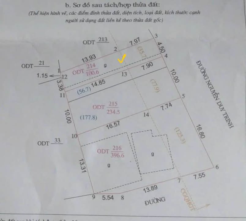 Lô đất mặt đường Nguyễn Duy Trinh, Cửa Lò 100.6m² - Cơ hội đầu tư sinh lời!