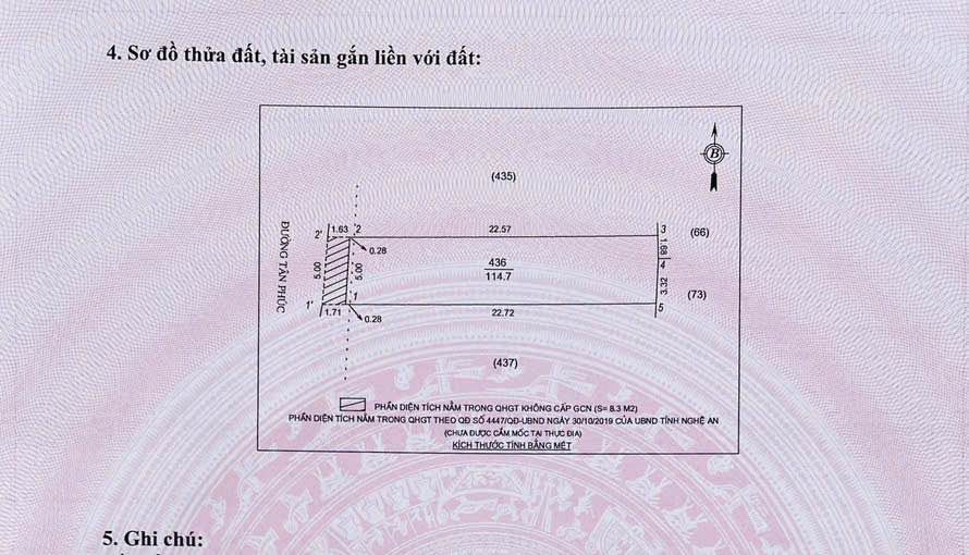 Đất nền mặt đường Tân Phúc, TP Vinh 114.7m² giá 7.11 tỷ - Cơ hội đầu tư hiếm có!