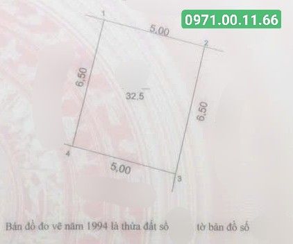 Đất nền Vạn Phúc, Thanh Trì 32m² giá 3 tỷ - Sổ đỏ chính chủ, ô tô vào tận nơi!