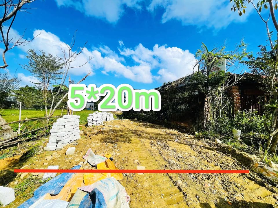 Đất nền 100m² mặt tiền đường KHQ Đồng Cát - Giá chỉ 600 triệu