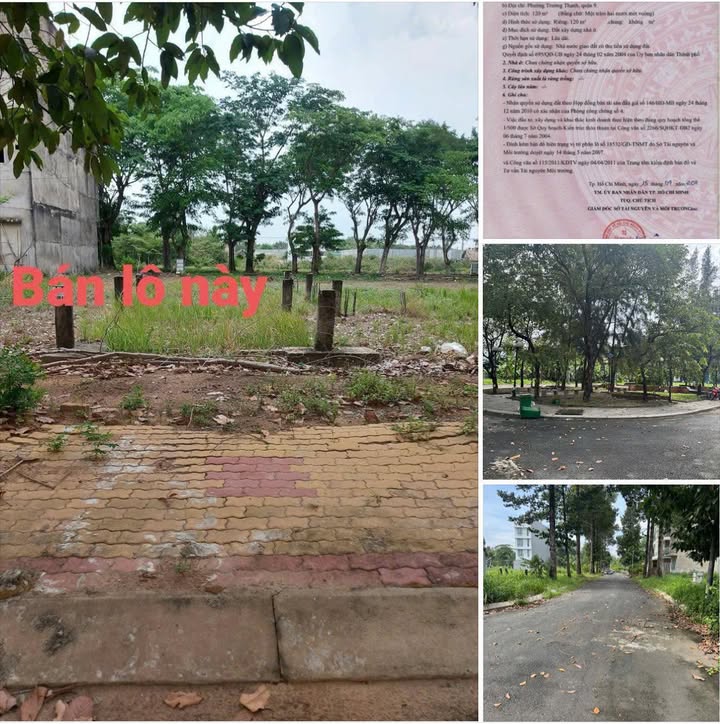 Đất nhà phố liền kề khu du lịch BCR Thủ Đức 120m² - Sổ hồng chính chủ, xây dựng ngay!