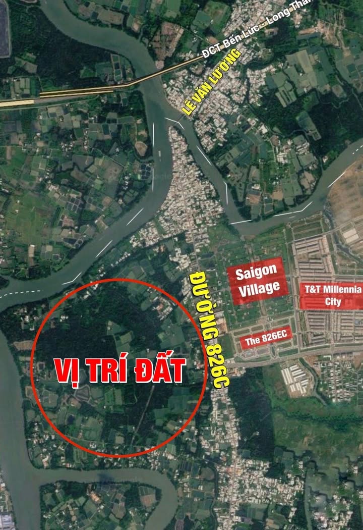 Đất nông nghiệp 9000m² tại Long Hậu giá 10.8 tỷ - Cơ hội đầu tư tuyệt vời!