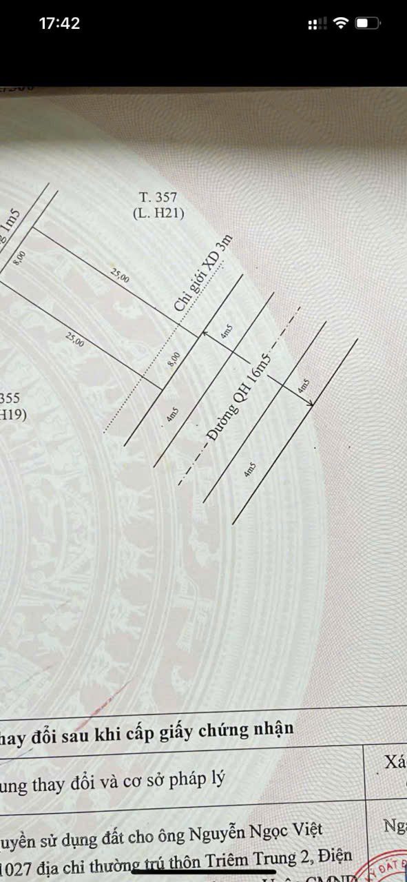 Đất tái định cư Lộc Vĩnh, 200m² giá 1.7 tỷ - Cơ hội đầu tư tuyệt vời!