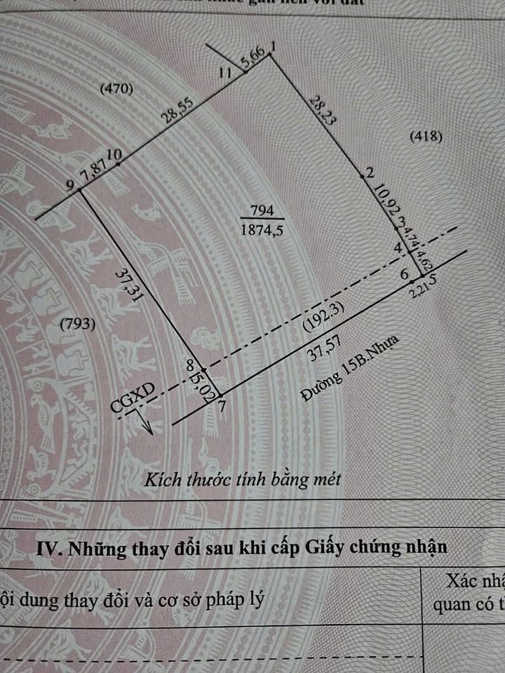 Lô đất Hoa Hậu mặt đường 15B, Huyện Tân Kỳ, 1680m² - Cơ hội đầu tư vàng!