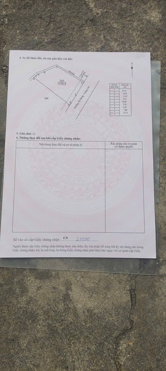 Đất mặt tiền đường Xà Bang - Láng Lớn, 1.358m² - Cơ hội đầu tư sinh lời!