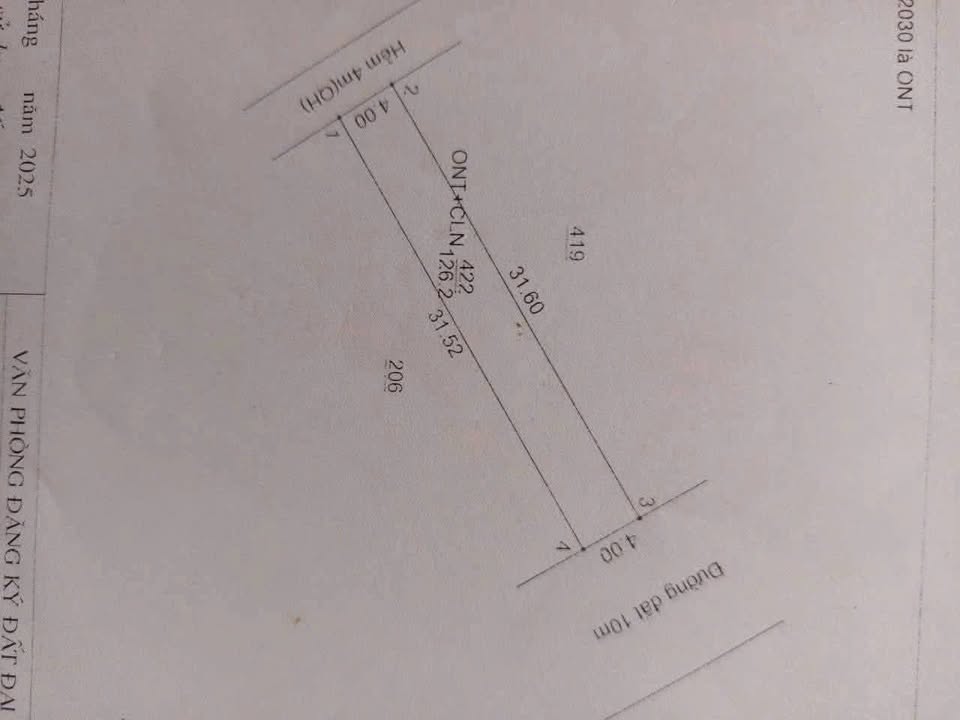 Đất thổ cư hẻm 105 Nguyễn Văn Linh 124m² giá 450 triệu - Cơ hội đầu tư tuyệt vời!