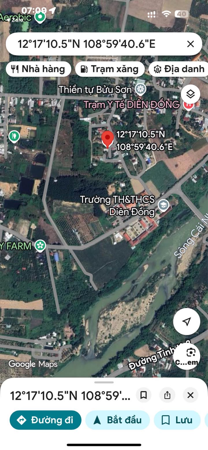 Đất nền Diên Toàn, Diên Khánh 365m² giá 619 triệu - Đường thông thoáng, gần trường học!