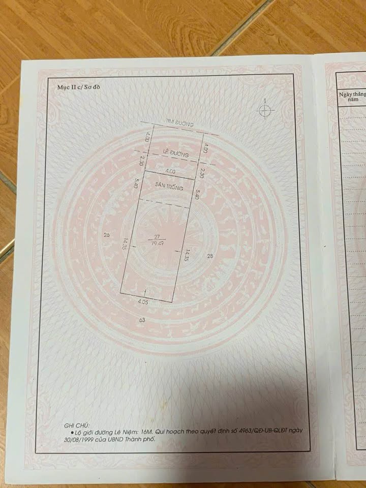 Mặt tiền FrontHouse Đường Lê Niệm, Quận Tân Phú, 79.4m² giá 9.3 tỷ - Tiện xây mới!