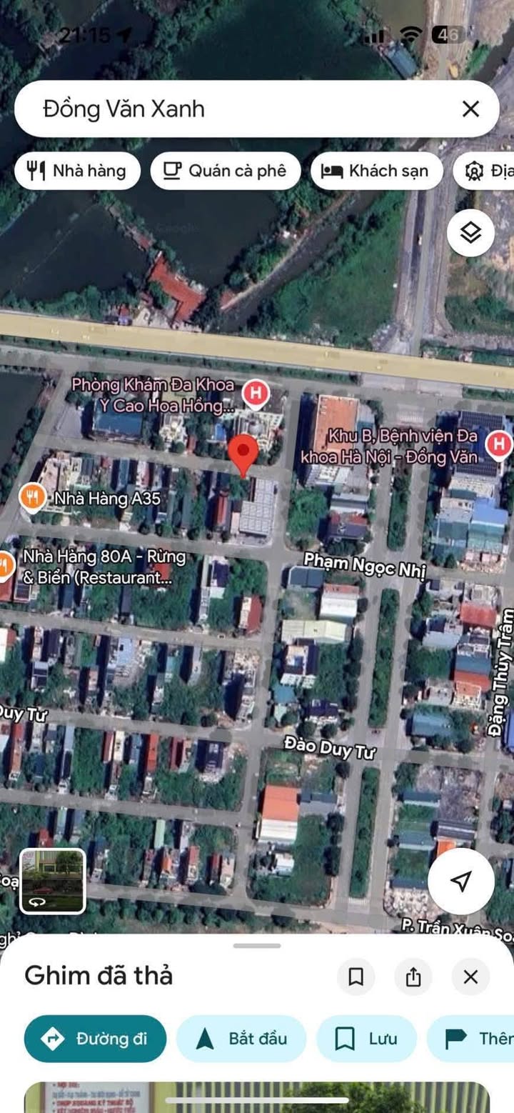 Lô đất Khu đô thị Đồng Văn Xanh, 80m², giá 3 tỷ - Cơ hội tuyệt vời cho nhà đầu tư!