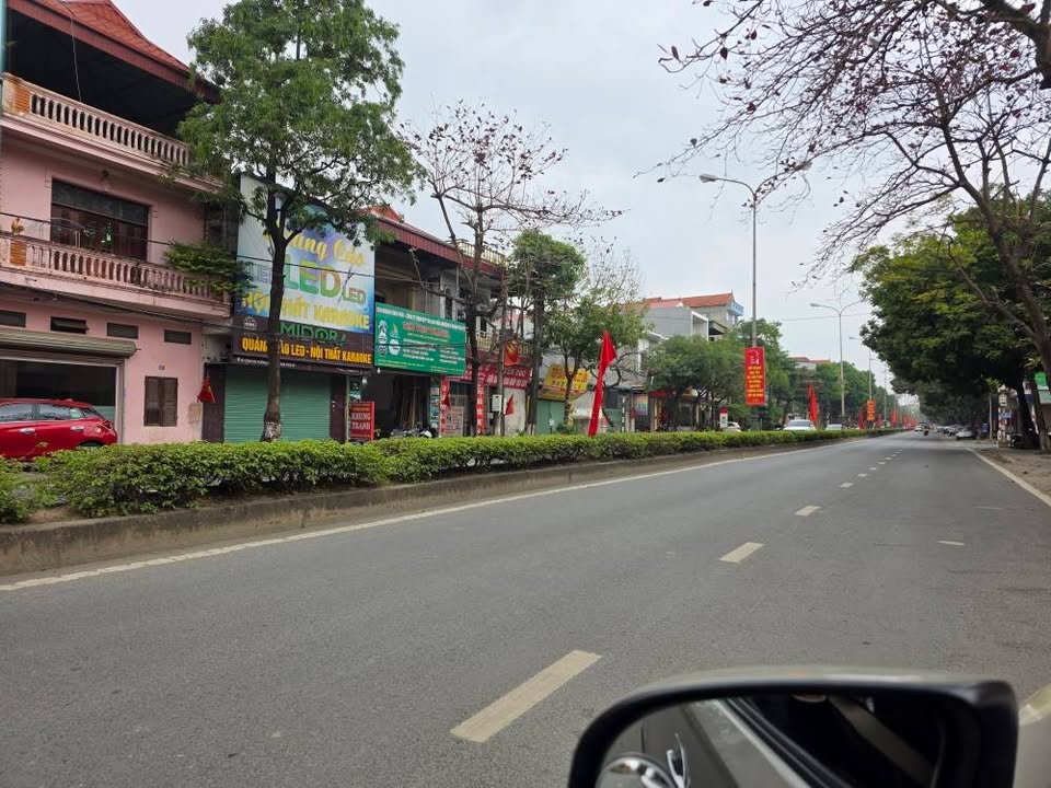 Bán đất mặt tiền Hùng Vương, Vĩnh Yên 124m² - Vị trí kinh doanh sầm uất!