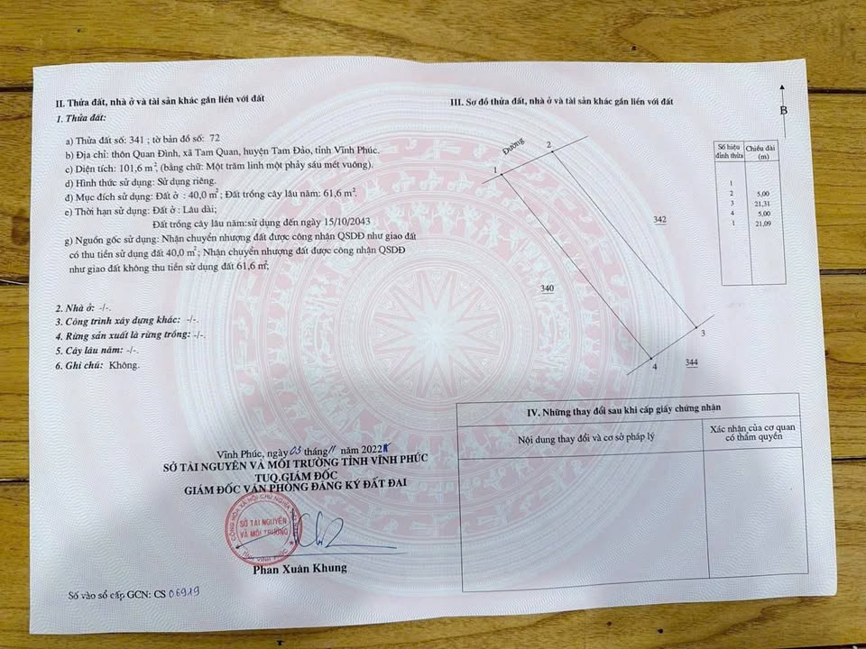 Lô đất full thổ cư tại Quang Yên, 100m² giá 1 tỷ - Đường ô tô tránh nhau!