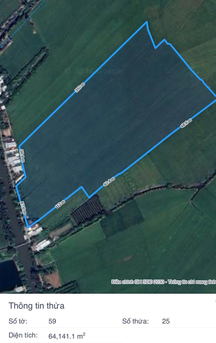 Đất nông nghiệp 72.000m² tại xã Phú Thuận, huyện Thoại Sơn - Giá chỉ 2.016 tỷ VND!