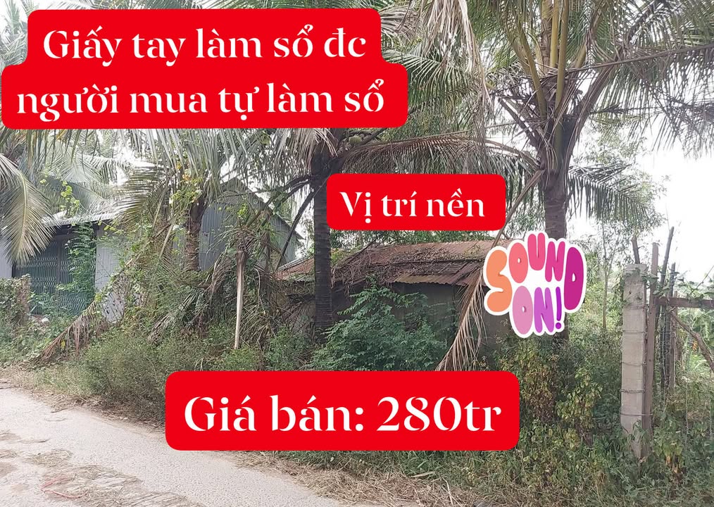 Đất nền ấp Quốc Hưng, An Phú 190m² giá 280 triệu - Cơ hội đầu tư tốt!