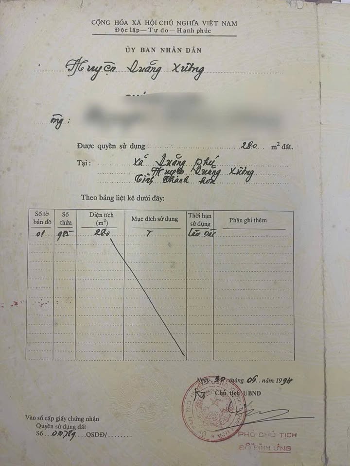 Đất mặt đường An Dương Vương, Phường Quảng Phú, 280m² - Cơ hội đầu tư hấp dẫn!