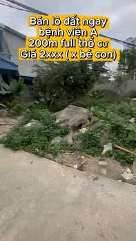 Lô đất tại BV A, Thịnh Đán, 200m² giá chỉ 2.x tỷ - Đầu tư sinh lời!