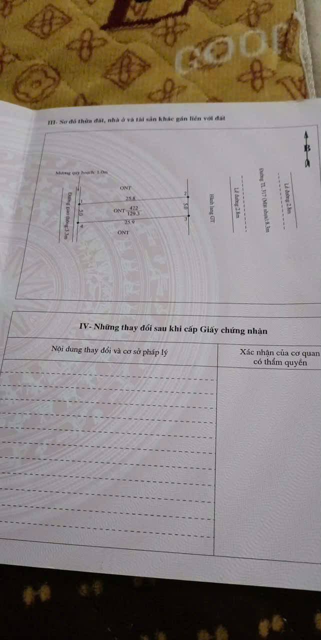 Đất thổ cư Khu 6 Tu Vũ 129,3m² giá 1,7 tỷ - View đẹp, vị trí tiện lợi!